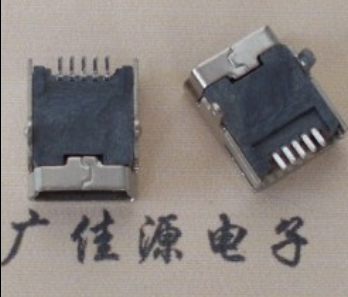 苏州mini usb 5p接口 迷你 卧式插座 端子贴片 接插件