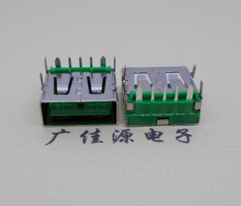 苏州5A大电流 快充接口 USB5p绿胶芯 常规母座