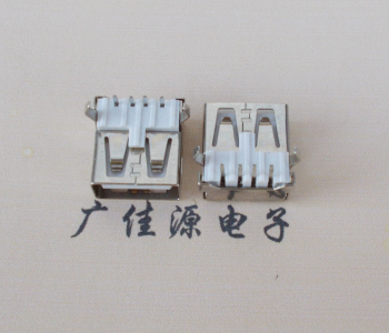 苏州USB AF母座 LCP 耐高温250度280度 环保白胶芯