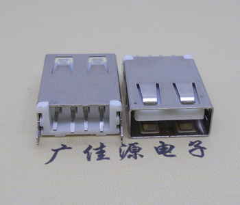 苏州USB AF立式 直插 加长款17.5MM 大电流3A插座