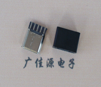 苏州麦克-迈克 接口USB5p焊线母座 带胶外套 连接器