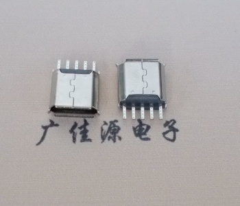 苏州Micro USB接口 母座B型5p引脚焊线无后背