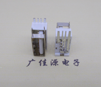 苏州USB侧立式短体10.0尺寸 侧插加宽脚5A大电流插座